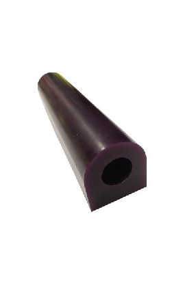 Purple wax flat-sided tube T-200