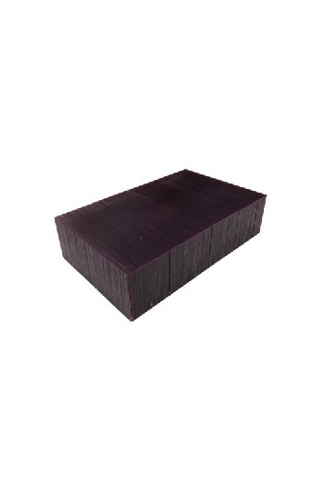 Purple wax block for modeling 