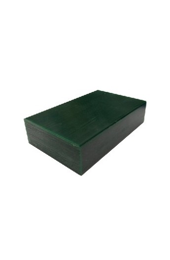 Green wax block for modeling
