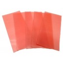 Pink wax sheet
