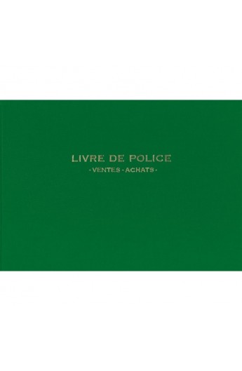 Livre de police pour achats/ventes