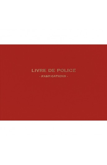 Livre de police pour fabrications