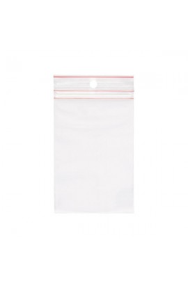 Ziplock bag 4x6cm without label block for marker use, spool of 100