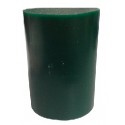 Green oval wax block 