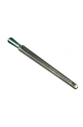 Metric aluminium stick ring sizer (international measure)