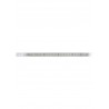 Steel ruler inox 25cm, double-sided
