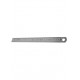 Steel ruler inox 30cm, double-sided