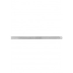 Steel ruler inox 50cm, double-sided