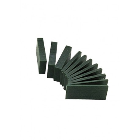 Green wax block for modeling in strip