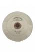 White stitched cotton buff 130mm 50 sheets