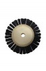 Brosse circulaire 2 rangs, 60mm, soie noire