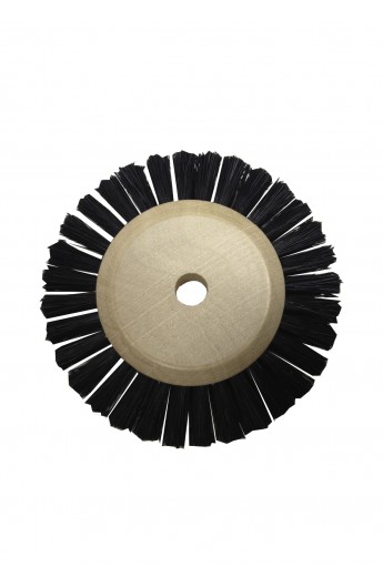 Brosse circulaire 2 rangs, 60mm, soie noire