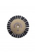 Brosse circulaire, 1 rang, 50mm, soie noire