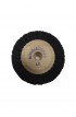 Brosse circulaire, 3 rangs, 60mm, soie noire