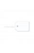 Neutral card label 31x45mm, white thread