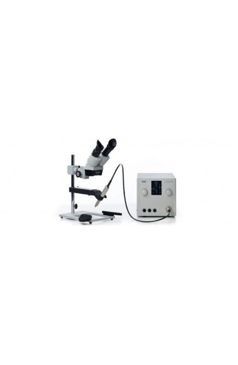 Machine à souder PUK04 avec microscope SM04 et porte-pièce de soudage