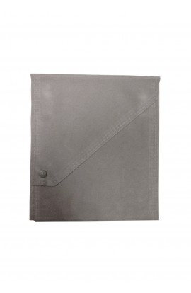 Pochette à pression pour collier GM gris