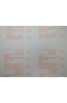 3M abrasive sel adhesive paper sheet, 15 micron