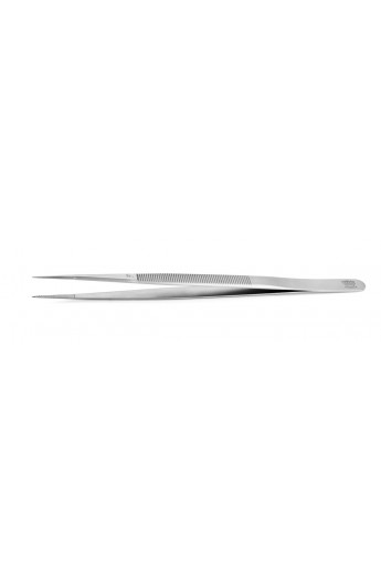 Tweezer in metal with thin point