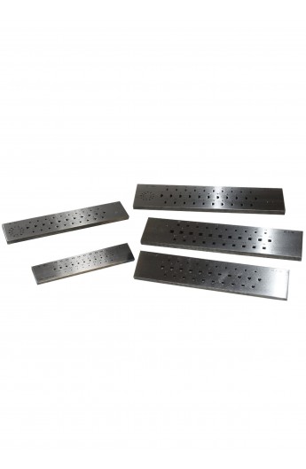 Steel round draw-plate 31 holes, 3 to 1mm