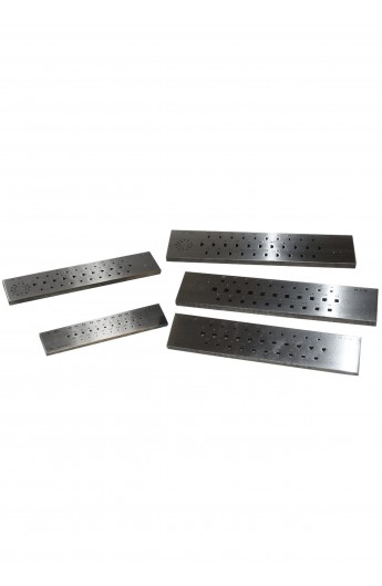 Steel round draw-plate 31 holes, 6 to 3mm