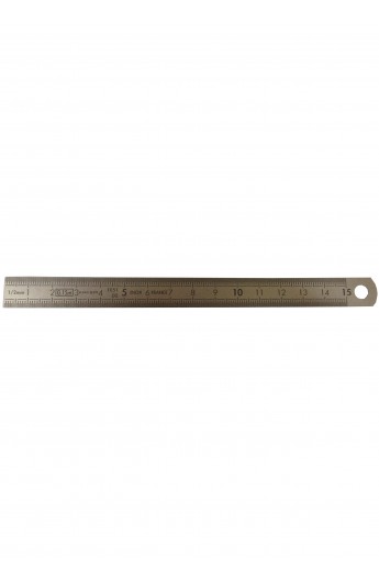 Steel ruler inox 15cm
