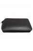 Flat leather wallet 15cm