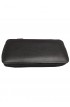 Flat leather wallet 20cm