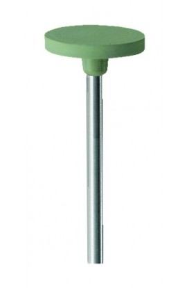 Mounted Alphaflex silicon polisher green 15mm