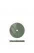 Meulette verte caoutchouc 15mm, grain gros
