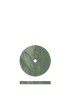 Rubber green wheels polishers 15mm, grit coarse