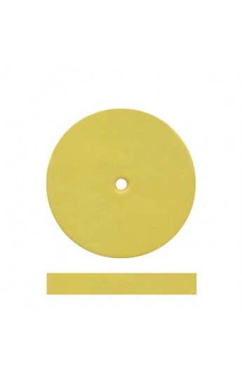 Rubber gold wheel polisher 22mm, grit ultra-fine