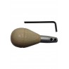 Mushroom-shaped screw handle, small