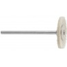 Brossette de chèvre blanc 14mm