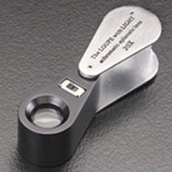 Caoutchouc setting magnifier 10x, 18mm