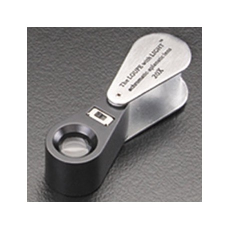 Loupe 10x, 18mm, monture noire