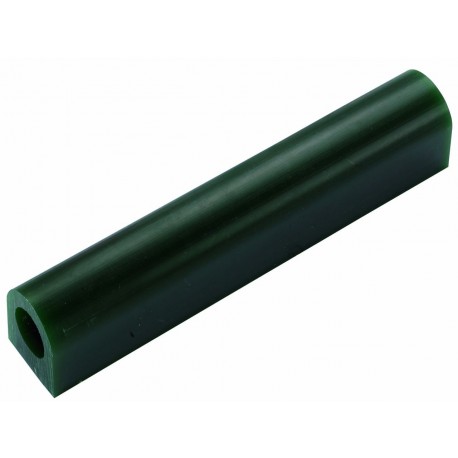 Green wax flat-sided tube T-200