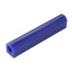 Blue wax flat-sided tube T-200