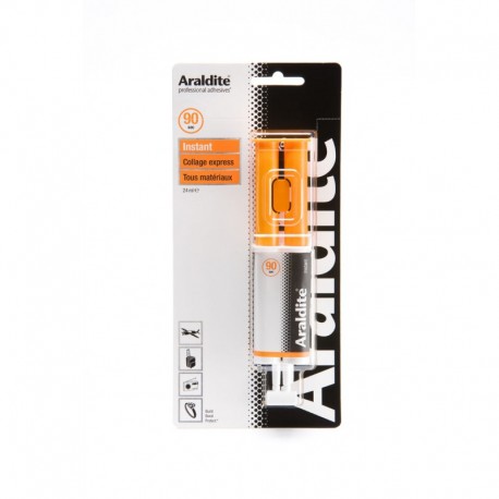 Colle ARALDITE cristal seringue 24ml