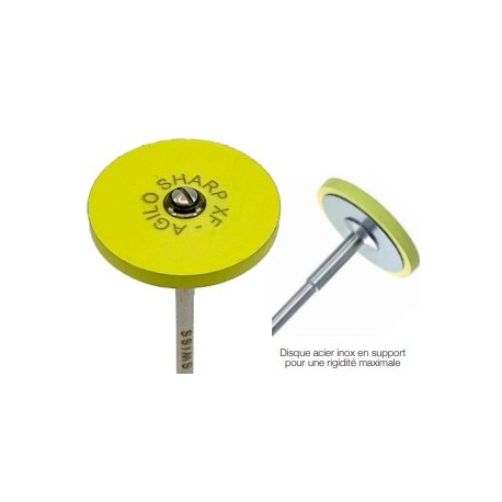 Meule Cabshine Ø22mm-grain fin