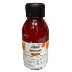 Vernis épargne rouge 