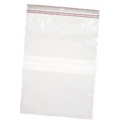 Sachet plastique 4x6cm avec bande d'écriture