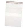 Sachet plastique 4x6cm avec bande d'écriture