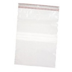Ziplock bag 8x12cm with label block for marker use