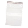 Sachet plastique 8x12cm avec bande d'écriture