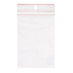 Ziplock bag 10x15cm without label block for marker use