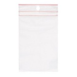 Ziplock bag 12x18cm without label block for marker use