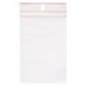 Ziplock bag 12x18cm without label block for marker use