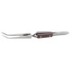 Tweezer curved for soldering