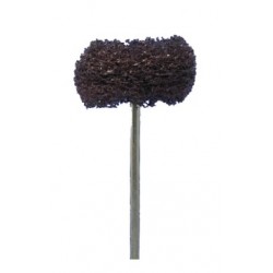 Brossette montée scotch brite mauve grain fin